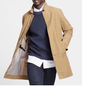 TODD SNYDER + DESCENTE ALLTERRAIN BAL COLLAR COAT